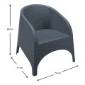 ΑΡΟΥΜΠΑ DARK GREY ΠΟΛΥΘΡΟΝΑ ΠΟΛ/ΝΙΟΥ - 53.0006