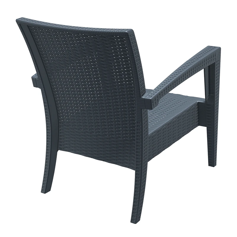 ΜΑΙΑΜΙ DARK GREY ΠΟΛΥΘΡΟΝΑ 72Χ76Χ89εκ. ΠΟΛ/ΝΙΟΥ - 53.0053