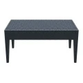 ΜΑΙΑΜΙ DARK GREY ΤΡΑΠΕΖΙ 92Χ53Χ45εκ. ΠΟΛ/ΝΙΟΥ - 53.0055