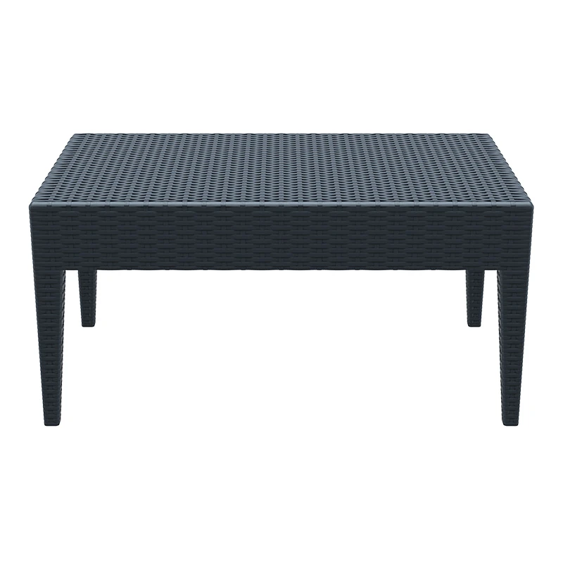 ΜΑΙΑΜΙ DARK GREY ΤΡΑΠΕΖΙ 92Χ53Χ45εκ. ΠΟΛ/ΝΙΟΥ - 53.0055