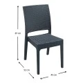 ΦΛΟΡΙΝΤΑ DARK GREY ΚΑΡΕΚΛΑ ΠΟΛ/ΝΙΟΥ - 53.0056