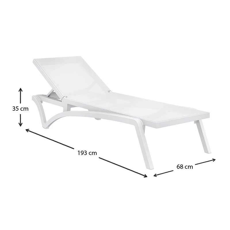 ΠΑΣΙΦΙΚ ΞΑΠΛΩΣΤΡΑ WHITE/WHITE ΠΟΛ/ΝΙΟΥ - 53.0102