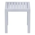 Τραπεζάκι ρητίνης σε silver γκρι χρώμα 45x45x45 εκ. OCEAN SIESTA