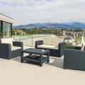 MONACO DARK GREY ΤΡΑΠΕΖΙ 92Χ57Χ45εκ. ΠΟΛ/ΝΙΟΥ