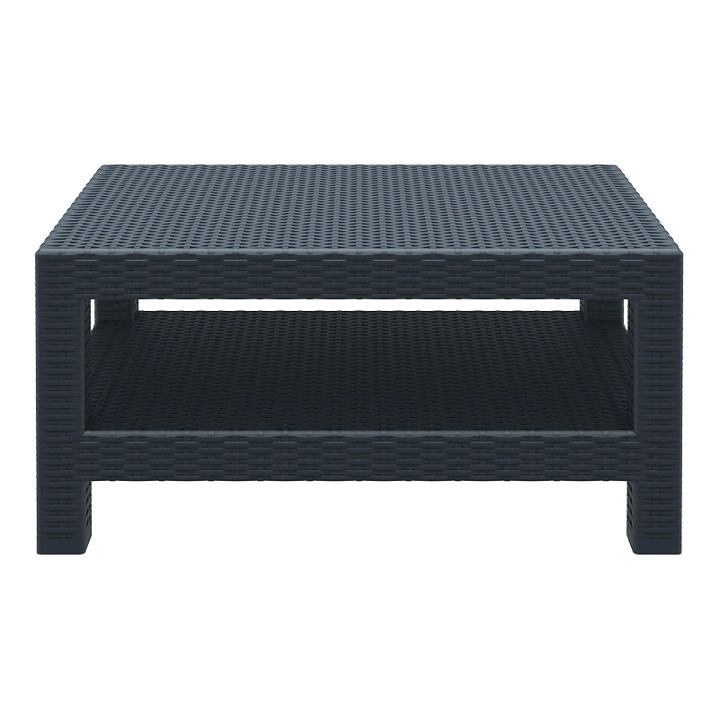 MONACO DARK GREY ΤΡΑΠΕΖΙ 92Χ57Χ45εκ. ΠΟΛ/ΝΙΟΥ