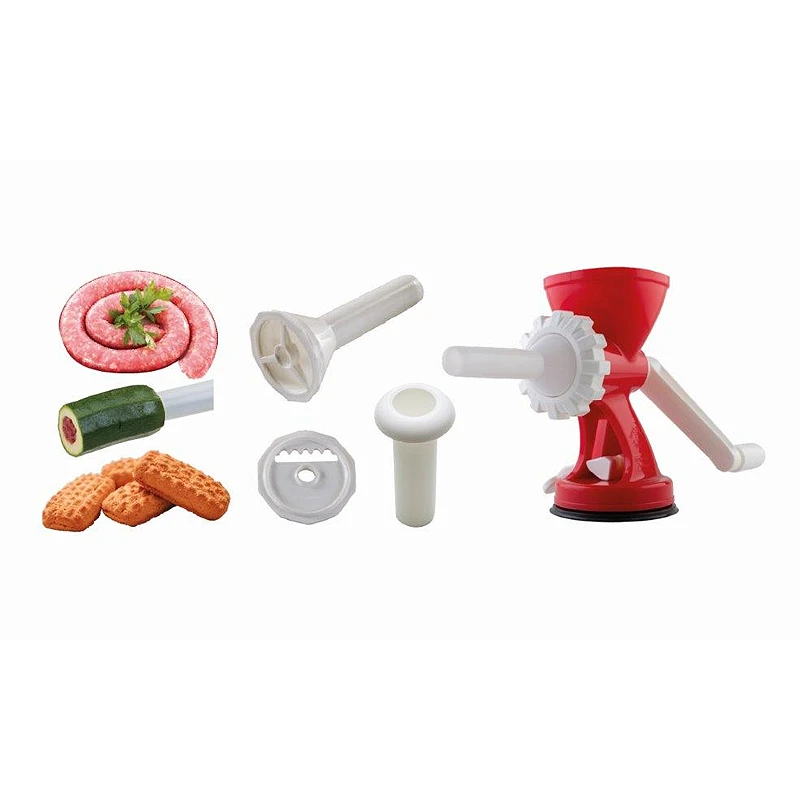 Manual meat grinder with accessories Mincy Inox Rigamonti Art.126.60