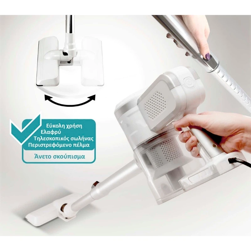 Vacuum cleaner 2 in 1 BRN-0133 Bruno 600W color white - silver