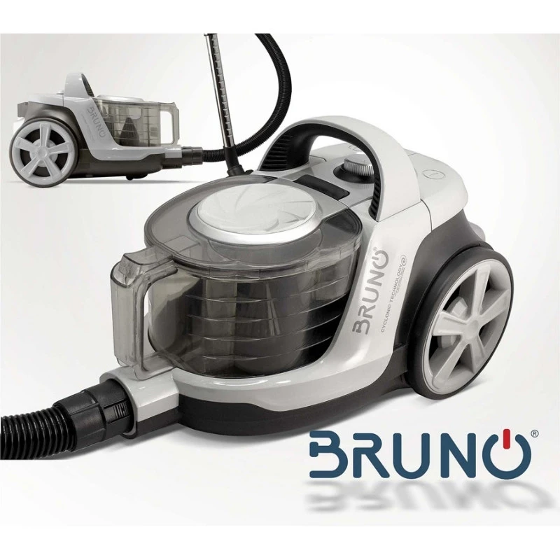 Ηλεκτρική σκούπα BRN-0137 Bruno 800W 3lt κυκλωνική χρώμα λευκό