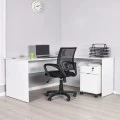 Rio Megapap manager office in white color 160x144x75cm.