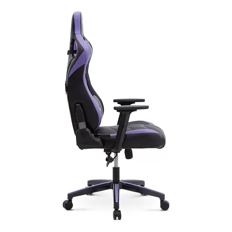 Καρέκλα γραφείου ZIO GAMING PRO GAMING Megapap χρώμα μωβ - μαύρο 60x63x127/134εκ.