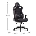 ZIO GAMING PRO ELEGANT Megapap office chair in pebbles color 61x67x125/134cm.