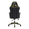 GAMING MEDUSA MEGAPAP office chair in yellow - black color 69x55x130/139cm.