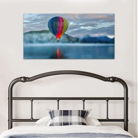 "Air Balloon" Megapap painting on canvas digital printing 120x60x3cm.