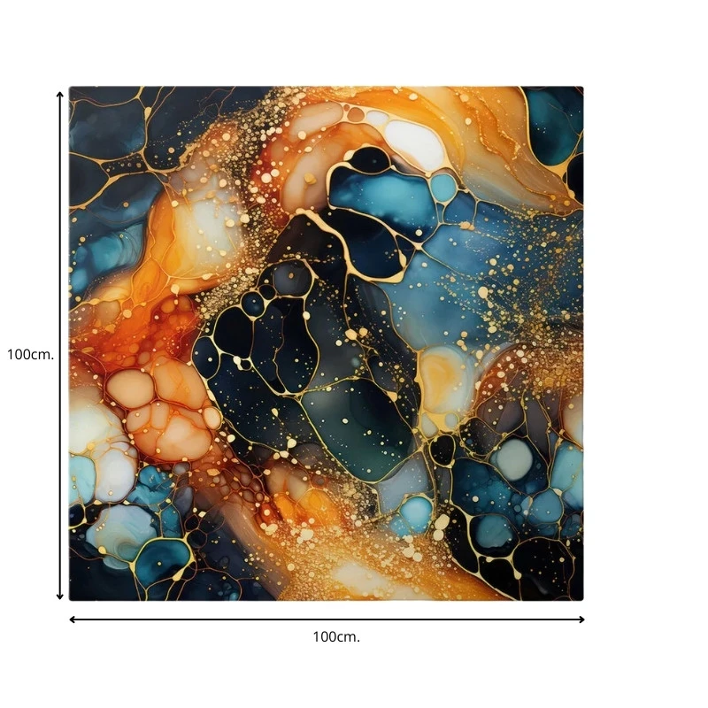 "Universal Texture Abstract" Megapap canvas painting digital printing 100x100x3cm.