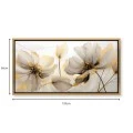 "Ethereal Blossom" Megapap painting on canvas digital printing with frame 120x60x3cm.