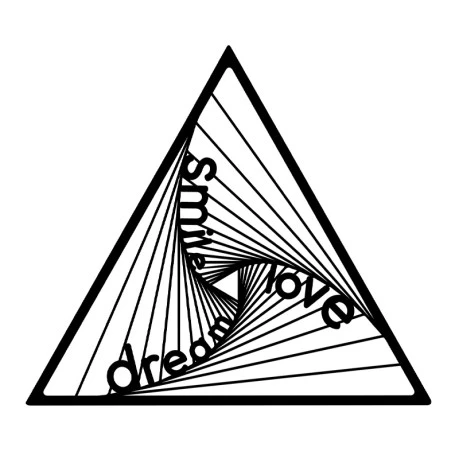 DSL Megapap metal wall art in black color 45x2x40cm.