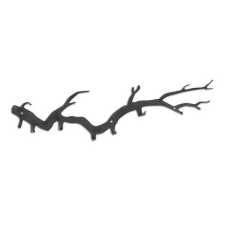 Bough Megapap metal hanger in black color 87x2x22cm.