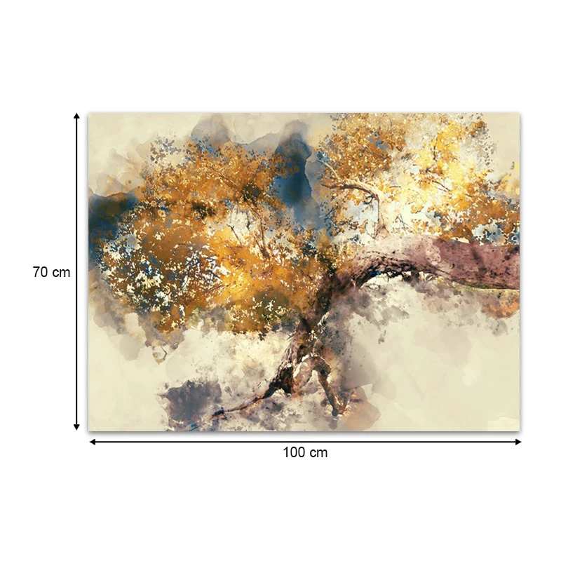 "Abstract Tree" Megapap painting on canvas digital printing 100x70x3cm.
