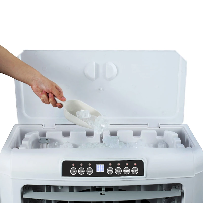 Air Cooler HU-2009 Human 45L 180W with remote control color white - gray 63x42x108cm.