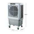 Air Cooler HU-2009 Human 45L 180W with remote control color white - gray 63x42x108cm.