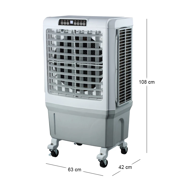 Air Cooler HU-2009 Human 45L 180W with remote control color white - gray 63x42x108cm.