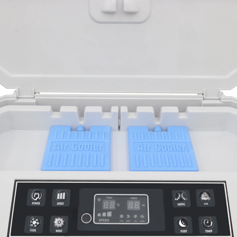 Air Cooler HU-2010 Human 60L 220W with remote control color white - gray 74x45x119cm.