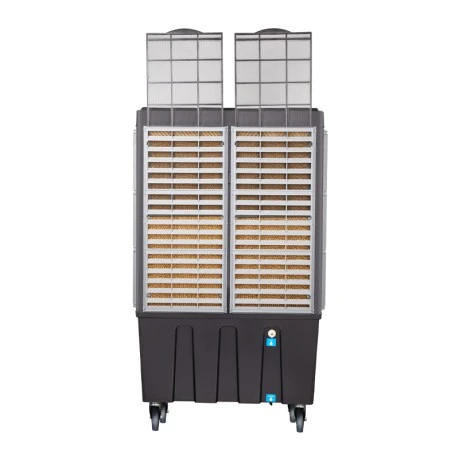 Air Cooler HU-2012 Human 150L 750W 20000m3/h με τηλεχειριστήριο χρώμα γκρι 93x61x141εκ.