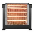 KUMTEL KS-2760 2200W electric quartz heater with 4 lamps in black color 77x26x58cm.