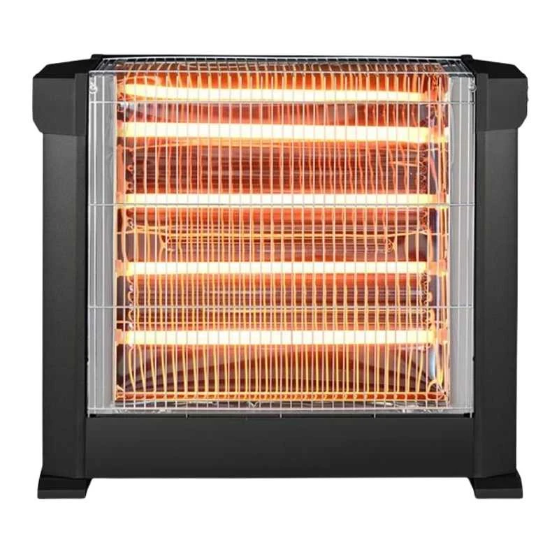 KUMTEL KS-2760 2200W electric quartz heater with 4 lamps in black color 77x26x58cm.