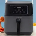 LUXELL AirFryer with detachable bucket 7.5lt color black 1550-1850W