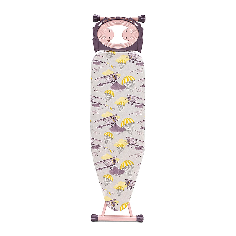 Valentina Perilla metallic ironing board in pink color 120x40x95cm.