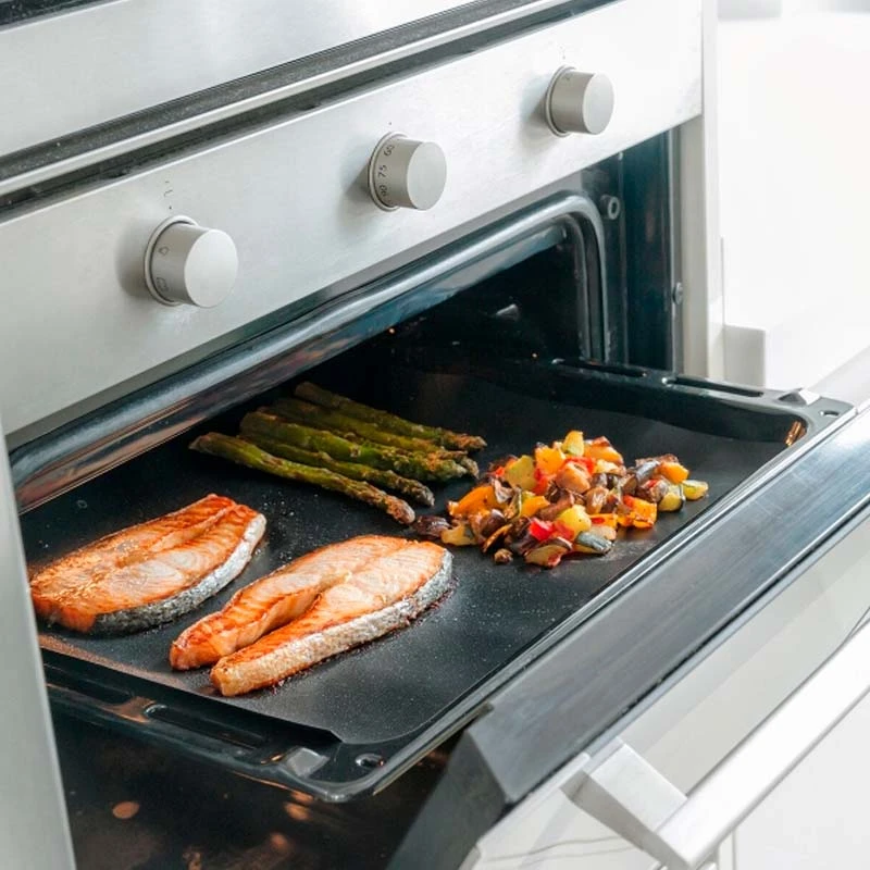 Non-stick baking film for oven and barbecue set of 2 pieces