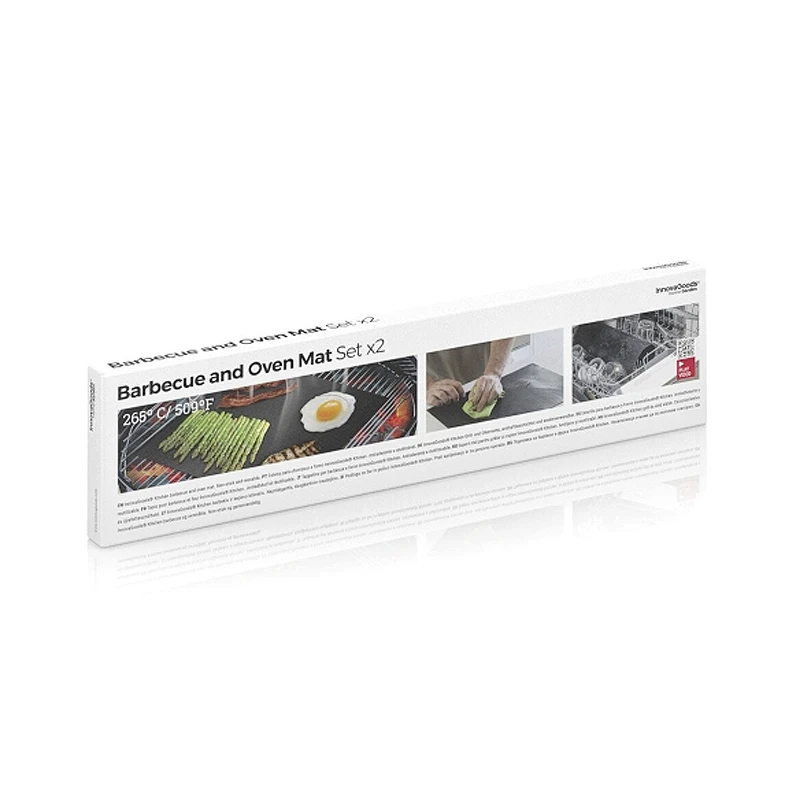Non-stick baking film for oven and barbecue set of 2 pieces