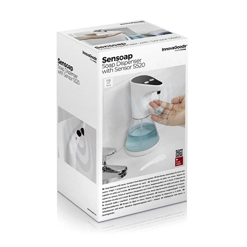Dispenser with motion sensor transparent 520ml