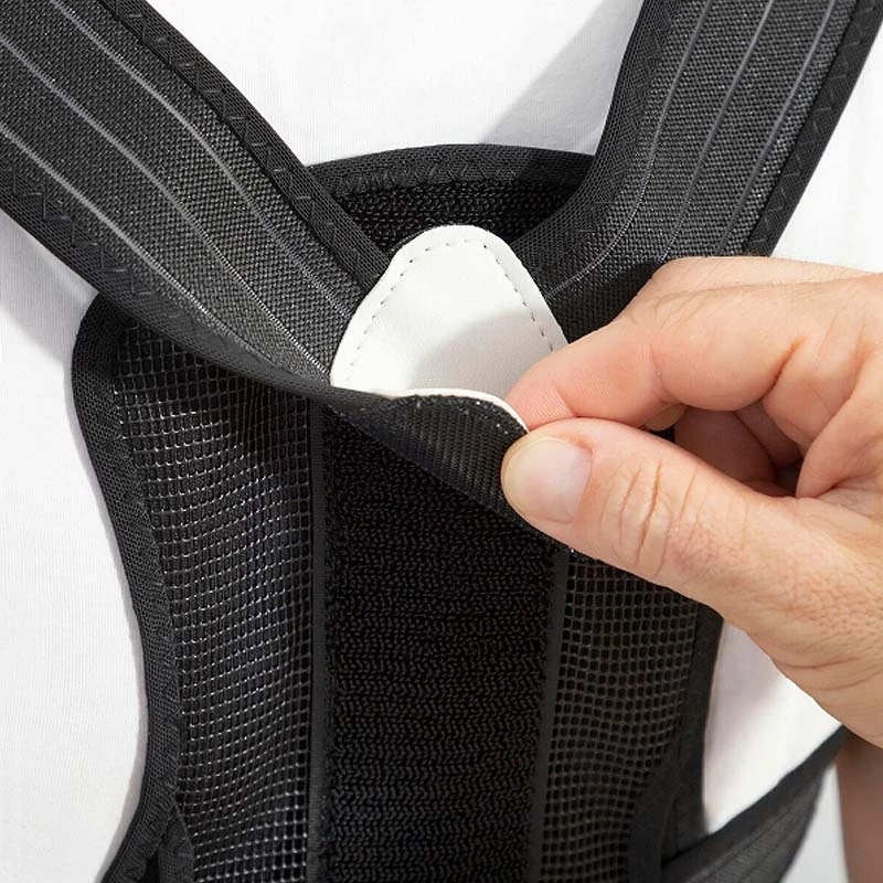 Body posture corrector adjustable color black 115cm.