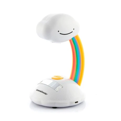 Libow rainbow LED desk lamp white color 10x16x10cm.