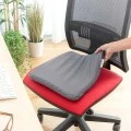 Silicone gel pillow with honeycomb shape gray 39x37x3cm.