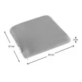 Silicone gel pillow with honeycomb shape gray 39x37x3cm.