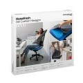 Silicone gel pillow with honeycomb shape gray 39x37x3cm.