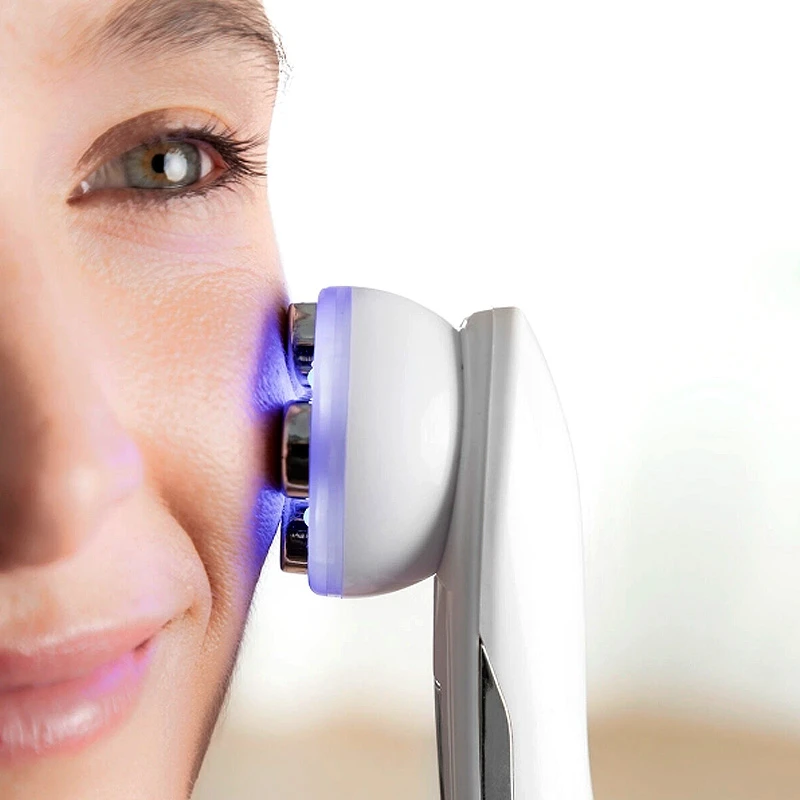 Facial massage device with radio frequencies, phototherapy and electrostimulation Wace InnovaGoods V0103440