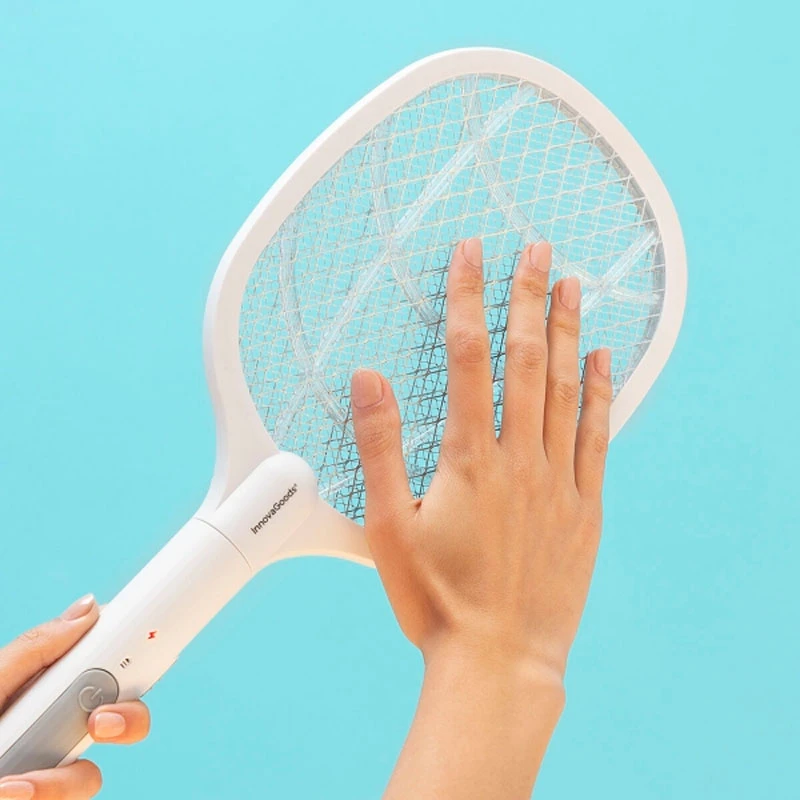 Rechargeable 2 in 1 UV Insect Killer Racket 18x44.5x8cm.