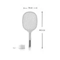 Rechargeable 2 in 1 UV Insect Killer Racket 18x44.5x8cm.
