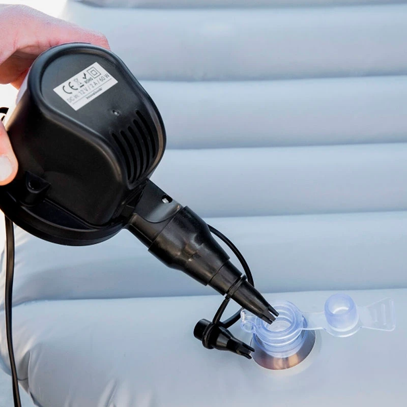 Φουσκωτό στρώμα αυτοκινήτου - κάμπινγκ Innovagoods V0103712 χρώμα γκρι 132,5x72x40εκ.