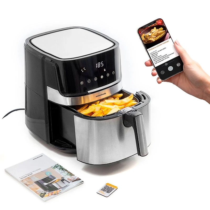 AirFryer Fryinn Pro with detachable bucket 5.5lt color black 1700W