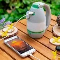 Rechargeable multifunctional flashlight for camping 8.5x15.5x13cm.