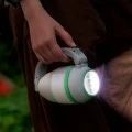 Rechargeable multifunctional flashlight for camping 8.5x15.5x13cm.