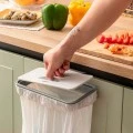 Garbage bag support base with lid 24.2 x 13.5cm.