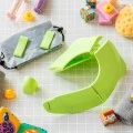 Folding children's toilet seat color green 29x6x34cm.