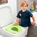 Folding children's toilet seat color green 29x6x34cm.
