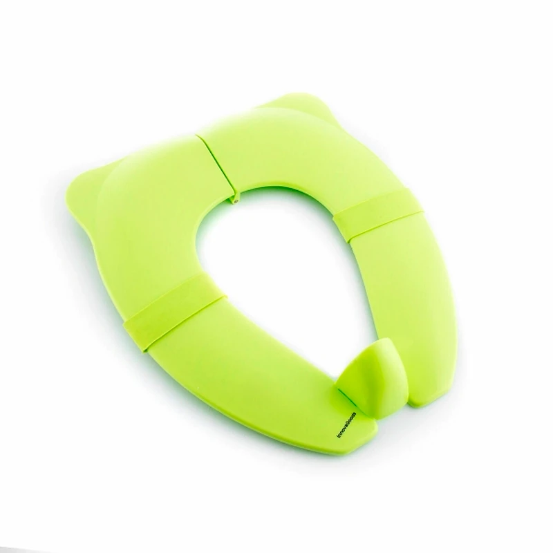 Folding children's toilet seat color green 29x6x34cm.